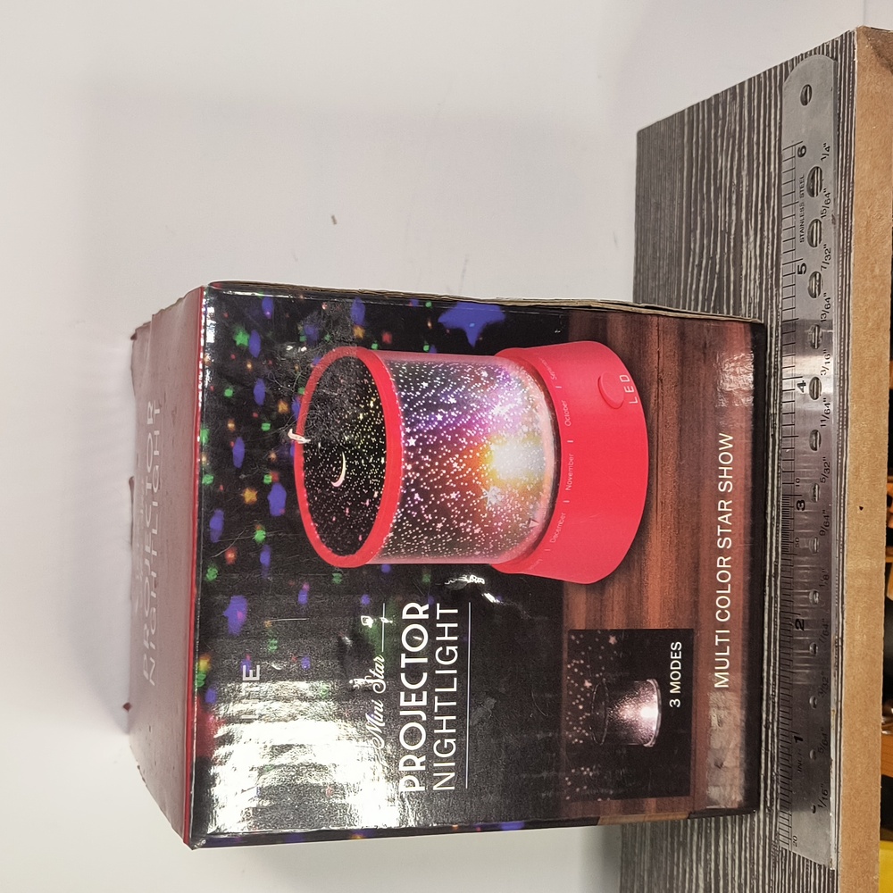 Red LED Star Projector Night Light - Picture 5 of 5